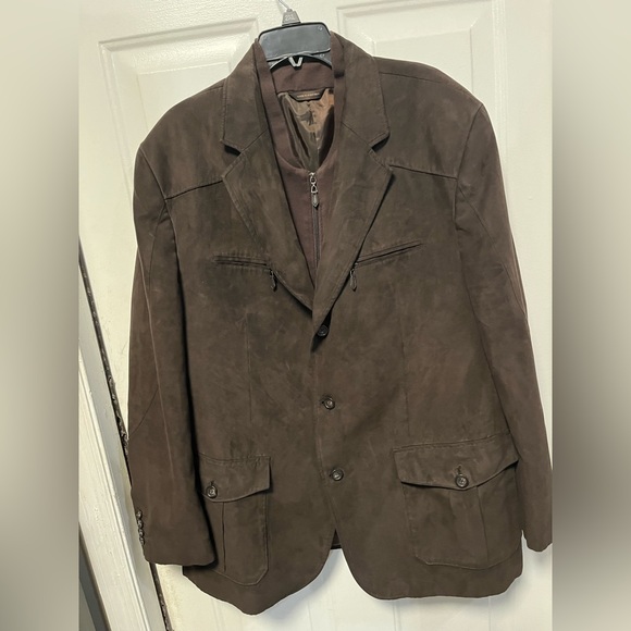 Tasso Elba Brown Sport Coat size xxl - Picture 1 of 4